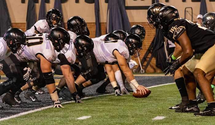The Deacs notched three sacks and five tackles for loss.